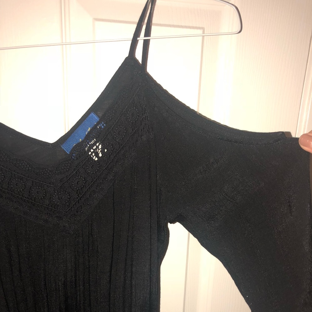Black Lace Francesca’s Romper